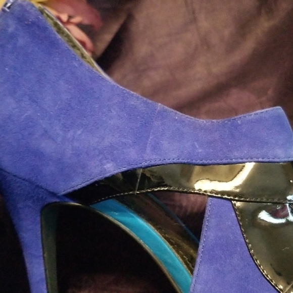 Shoes: Jessica Simpson Color Block Open Toe Heels - Picture 8 of 8